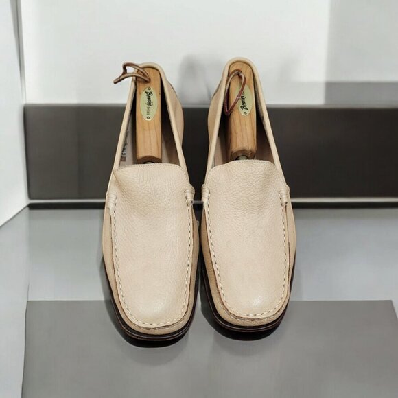 REG COMPANY made in Italy Beige Leather Men Loafers Size US 9/EUR 42 main image 14
